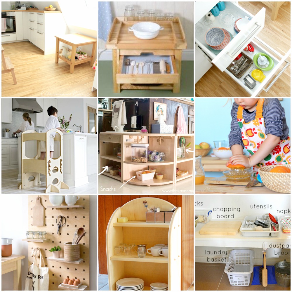 Montessori: come organizzare la cucina babygreen