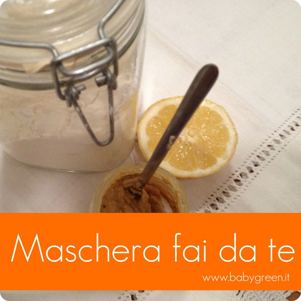 Maschera viso fai da te - BabyGreen