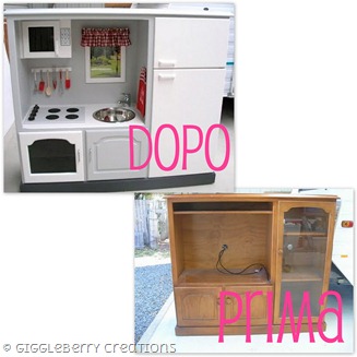 Come trasformare un vecchio mobile in una cucina per bambini babygreen Cucina per bambini fai da te