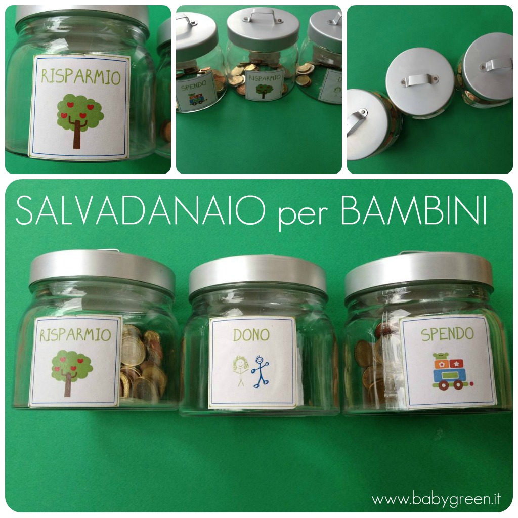 Salvadanaio per bambini - BabyGreen