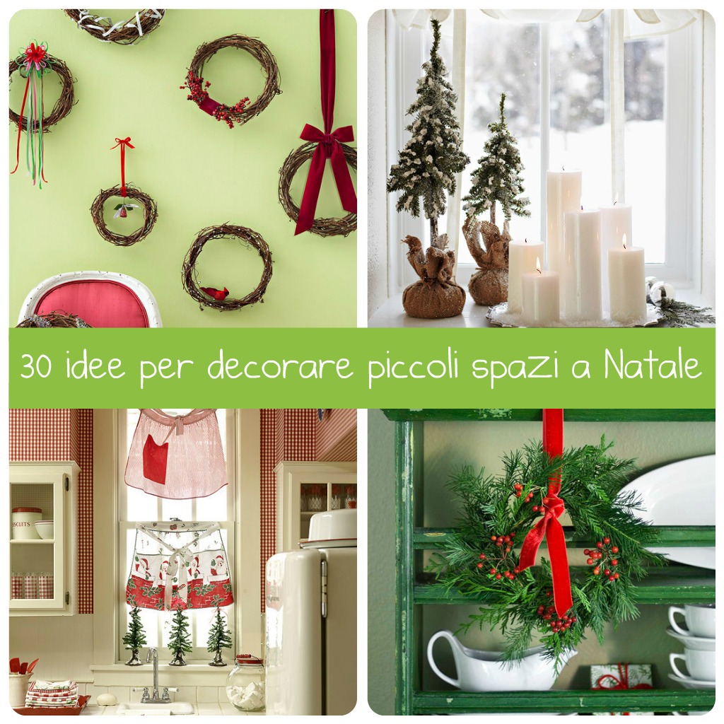 30 idee per decorare piccoli spazi a natale babygreen Idee per arredare casa a natale