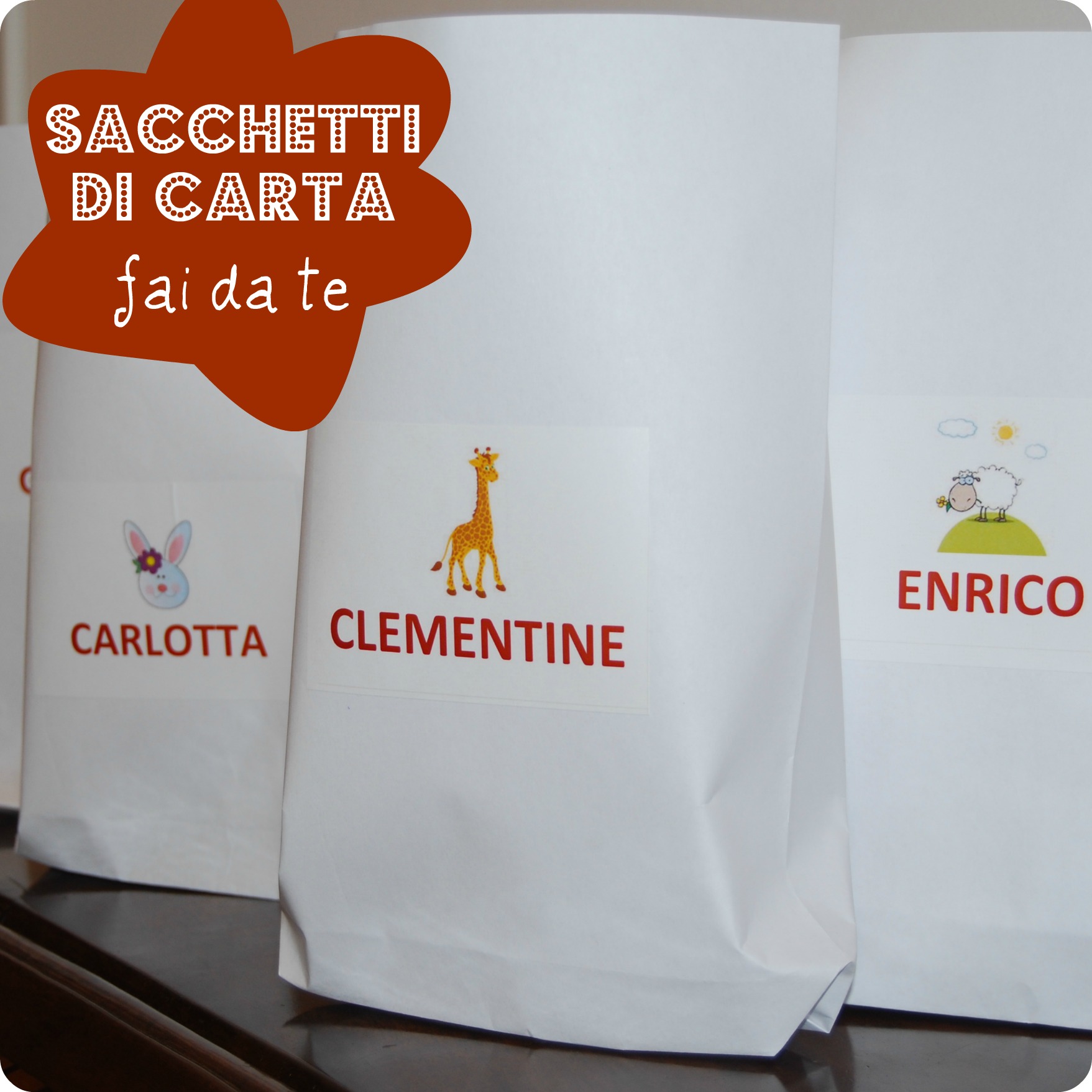 Sacchetti Di Carta Fai Da Te E Personalizzati Babygreen