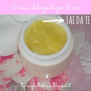 crema detergente per il viso