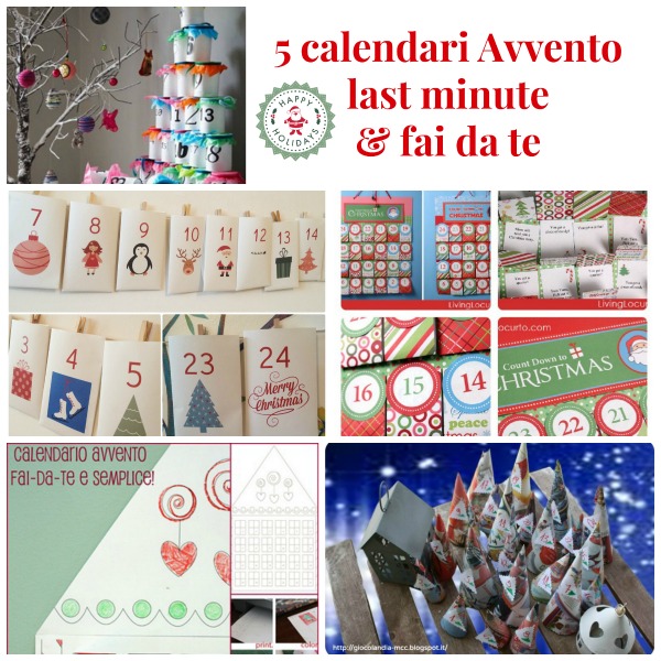 5 Calendari Dell Avvento Last Minute Fai Da Te Babygreen