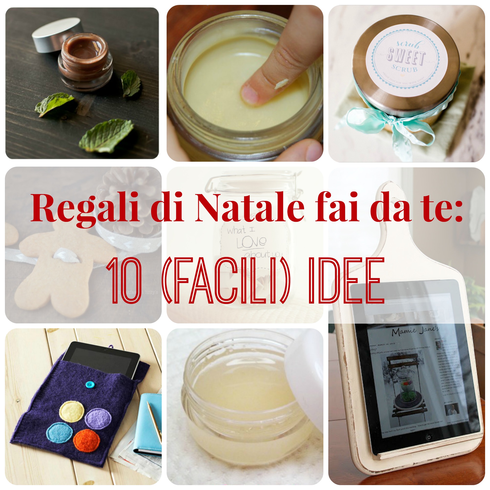 Regali di natale fai da te: 10 (facili) idee babygreen Idee per natale regali