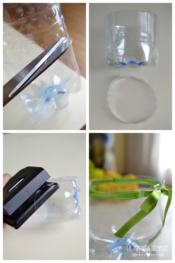 Come fare un cestino di Pasqua con bottiglie di plastica
