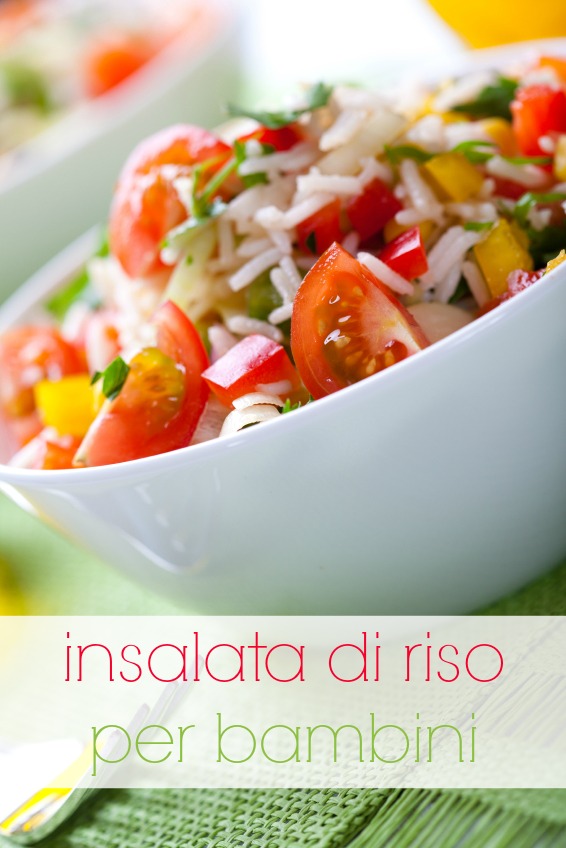 Insalata di riso per bambini