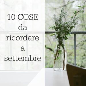 Agenda di settembre