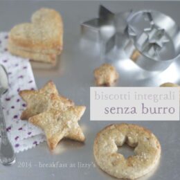 biscotti senza burro