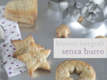 biscotti senza burro