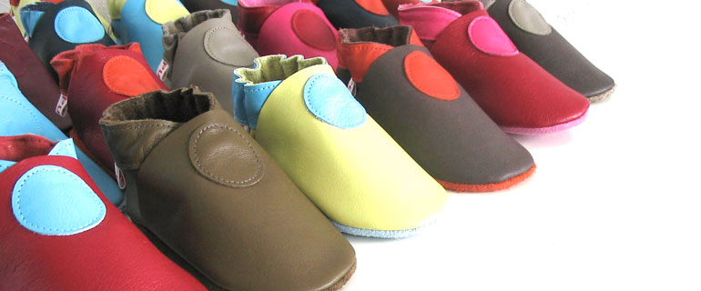 1. scarpine morbide in pelle PUKK