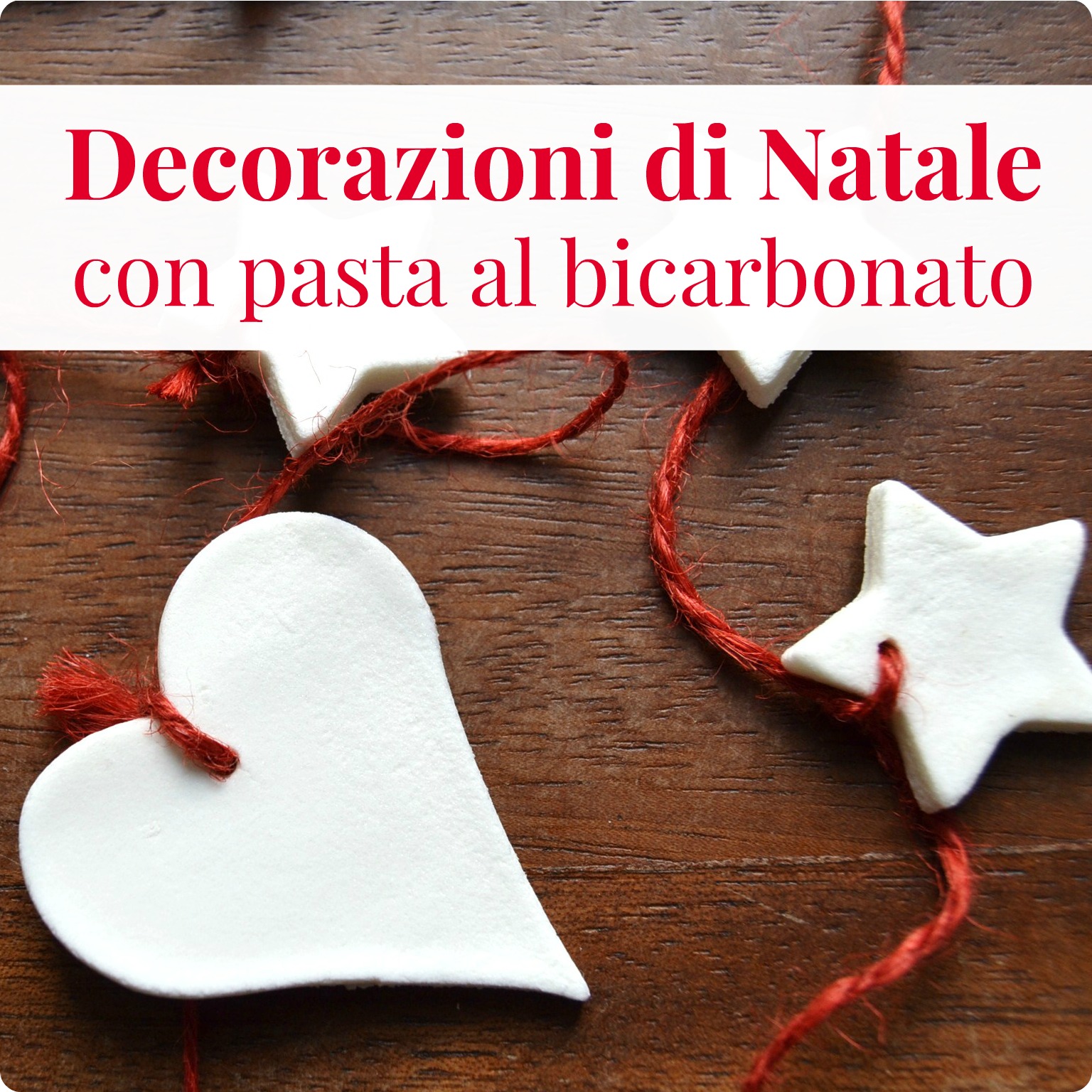 Decorazioni Natalizie Da Fare Con I Bambini.Decorazioni Natalizie Con Pasta Al Bicarbonato Babygreen