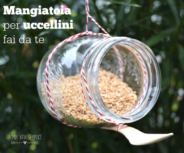 Mangiatoia per uccellini fai da te - BabyGreen