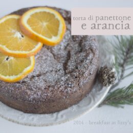 torta di panettone e arancia