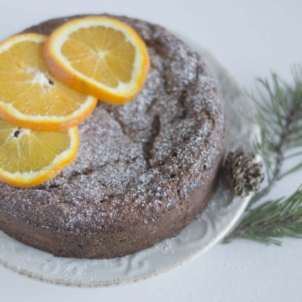 torta di panettone e arancia