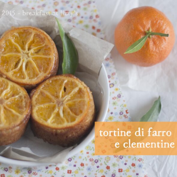 tortine di farro con le clementine