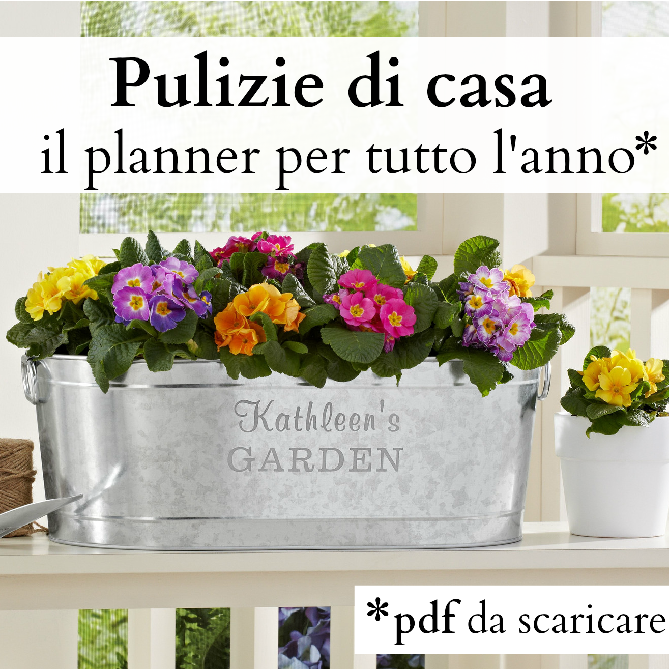 Pulizie di casa: il planner per tutto lanno babygreen Programma pulizie casa