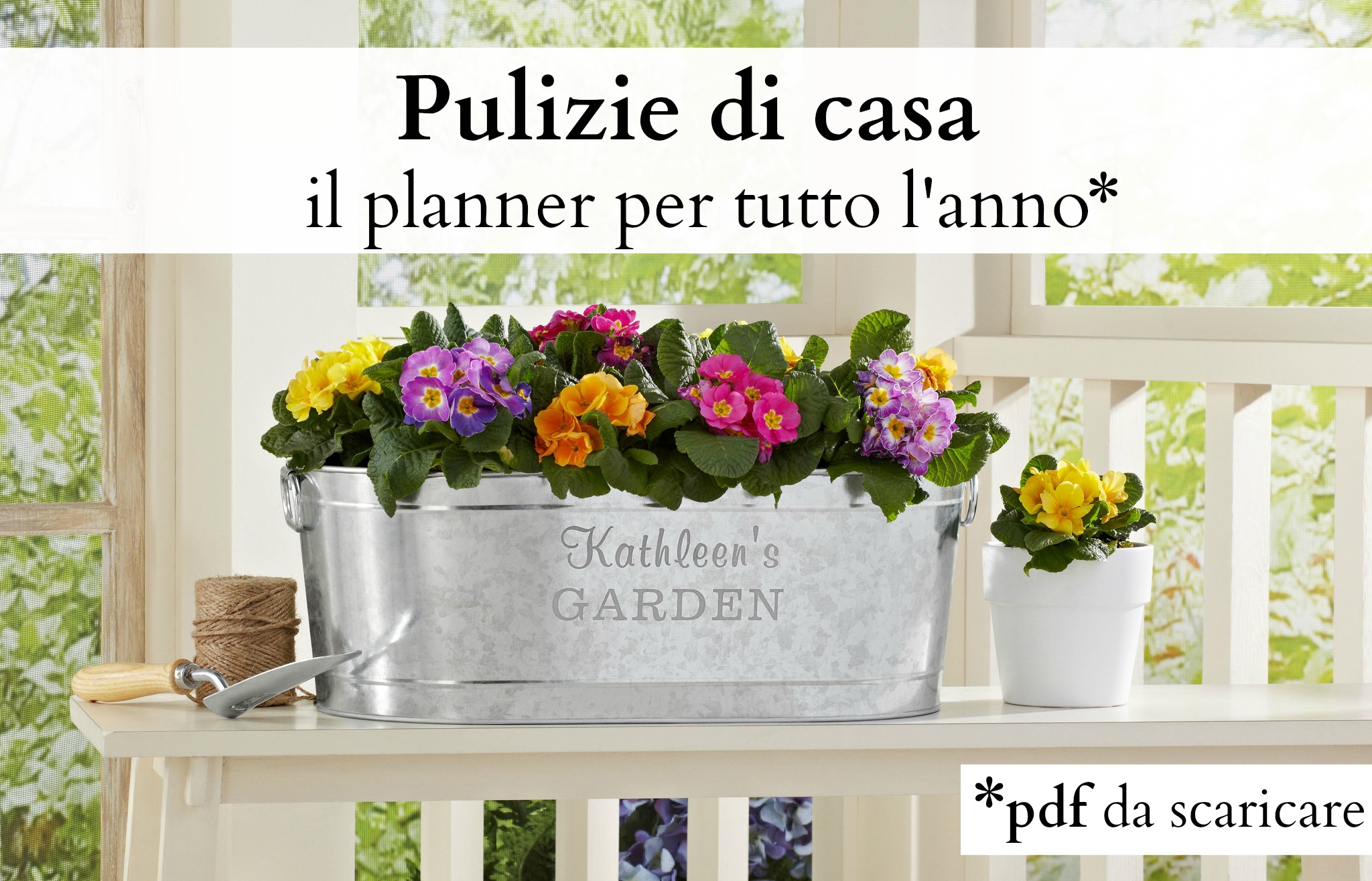 Pulizie di casa: il planner per tutto lanno babygreen Programma pulizie casa