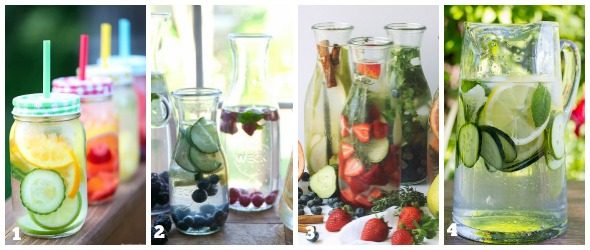 Acqua aromatizzata fatta in casa