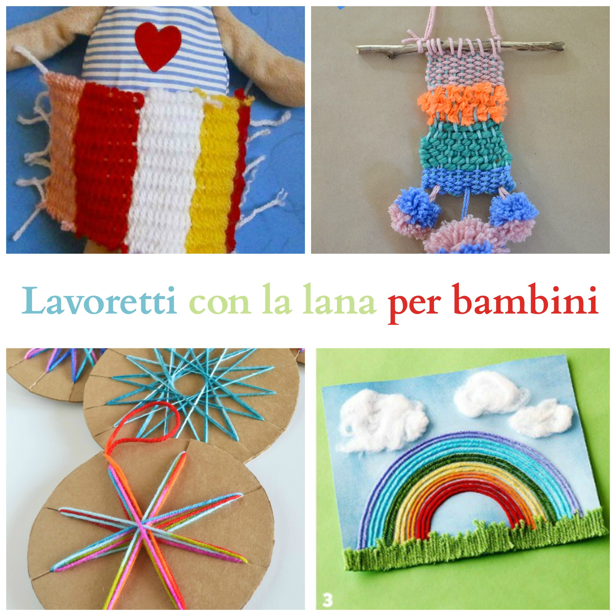 Lavoretti con la lana per bambini - BabyGreen