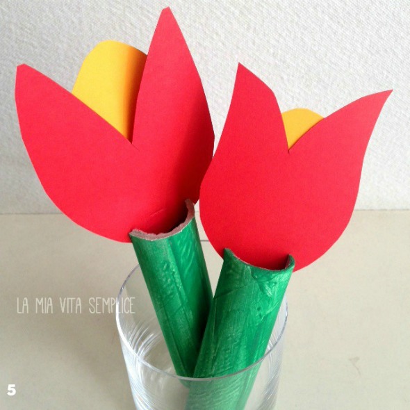 Fiori di carta per bambini - BabyGreen