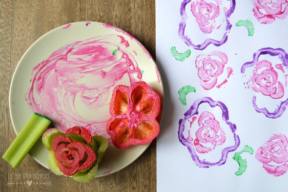 Royal Kraft Timbri In Legno Con Forme Di Frutta E Animali – Set Da 4 – Per Tessuto, Carta E Argilla