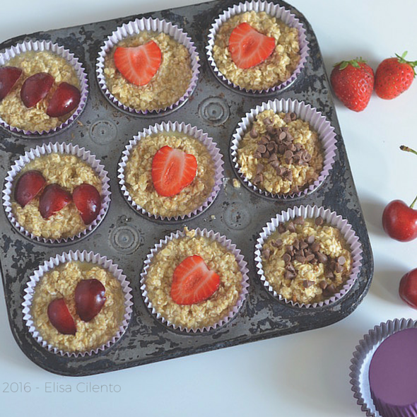 muffin di avena senza farina