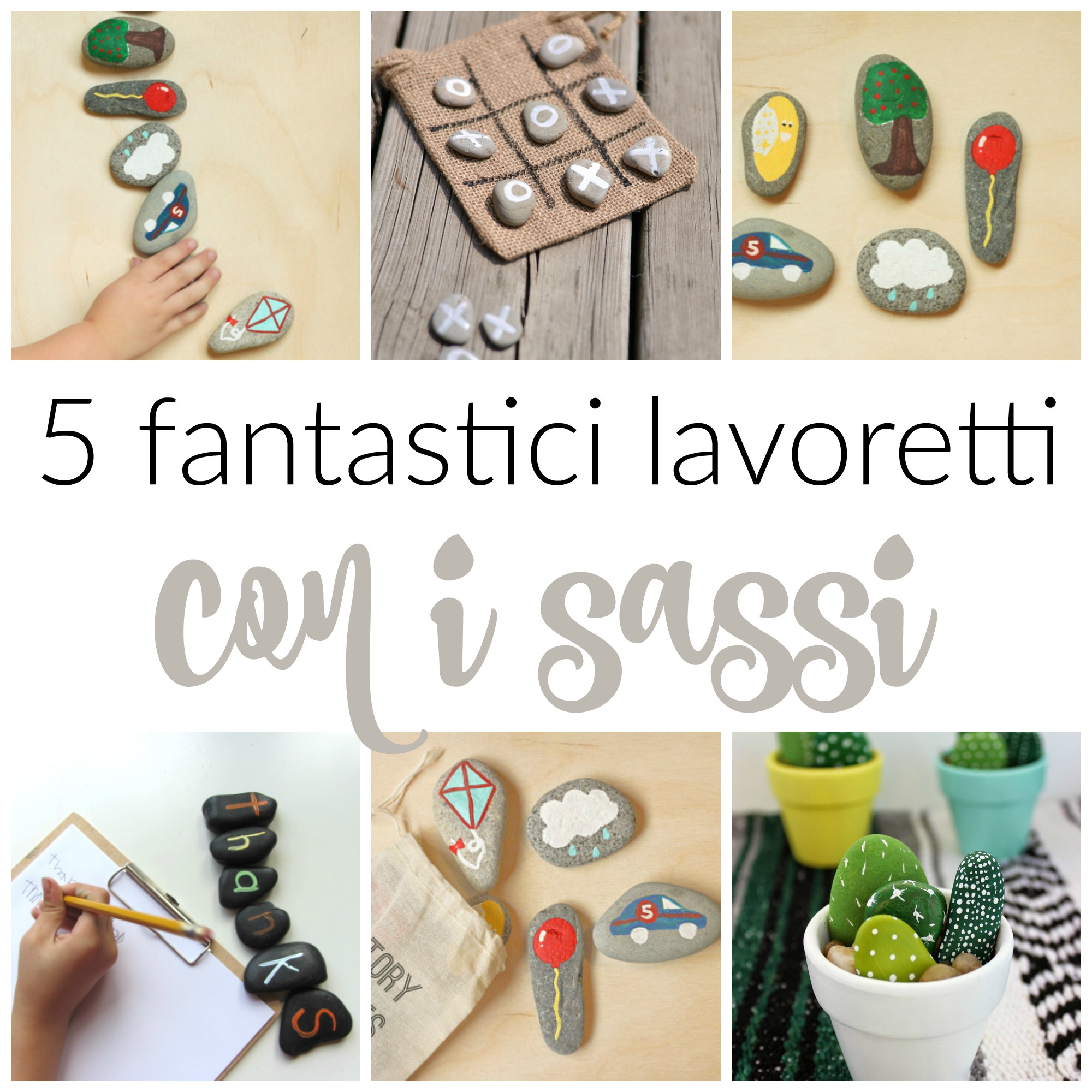 Lavoretti Di Natale Costo Zero.5 Fantastici Lavoretti Con I Sassi Babygreen