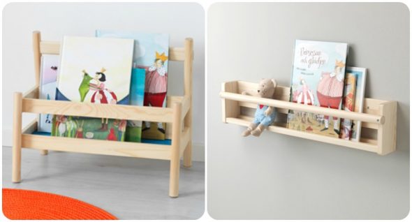 Tidy Books Libreria Montessoriana Frontale per Bambini in Legno