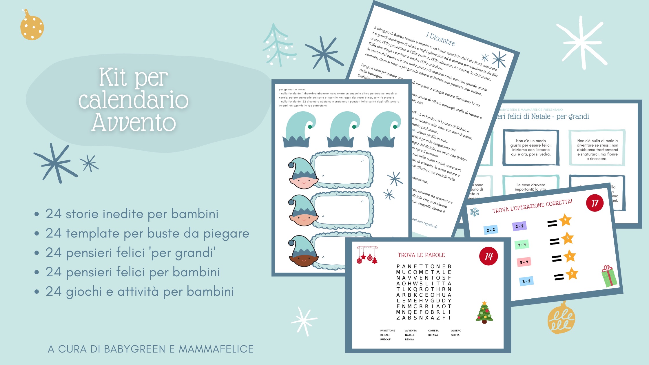 Poesie Di Natale Per Bambini Scuola Infanzia Brevi.Storie Per Calendario Avvento Da Scaricare E Stampare