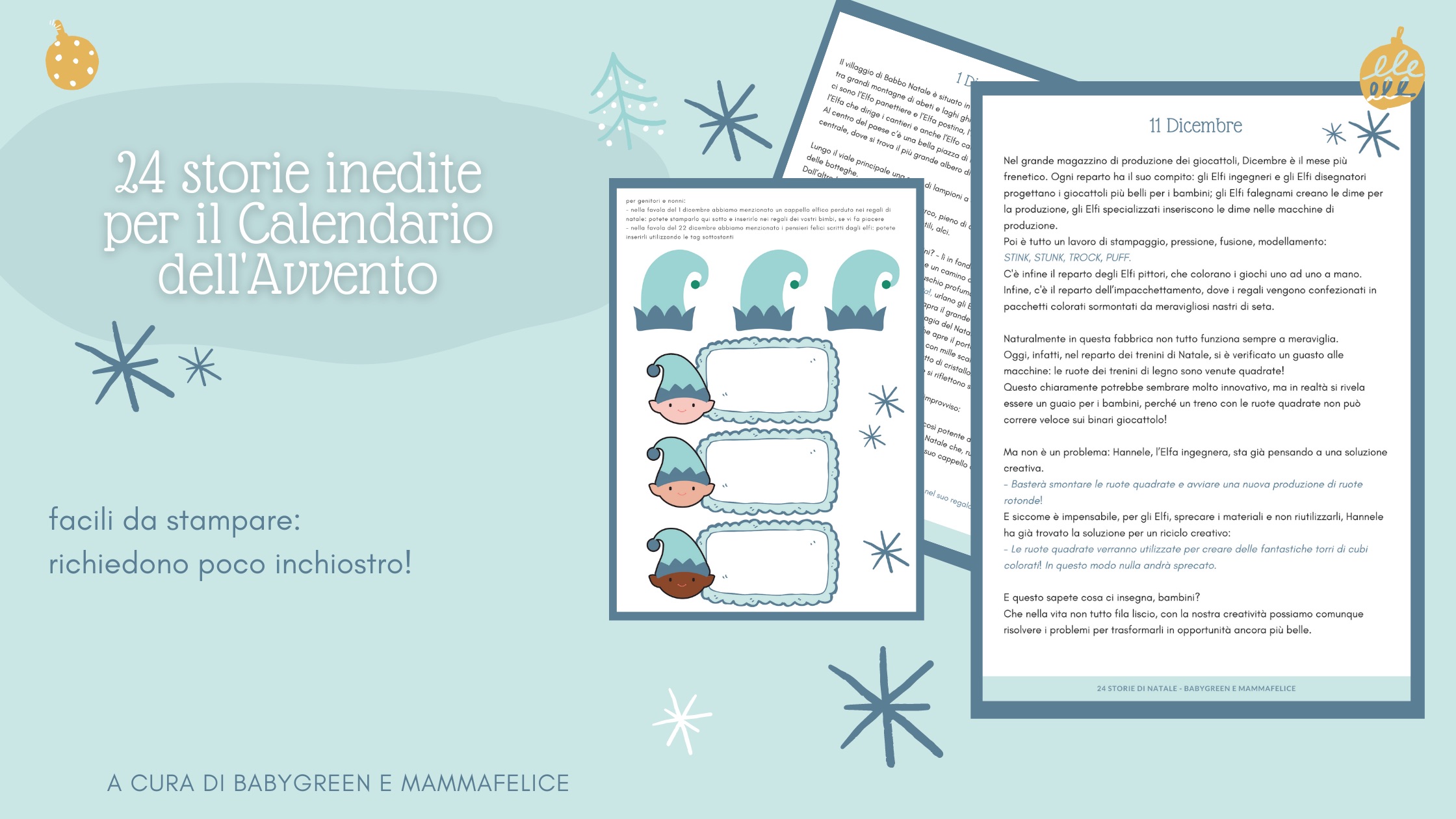 Poesie Di Natale Per Bambini Piccoli Corte.Storie Per Calendario Avvento Da Scaricare E Stampare