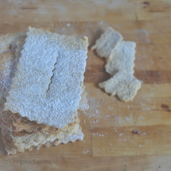 chiacchiere integrali al forno