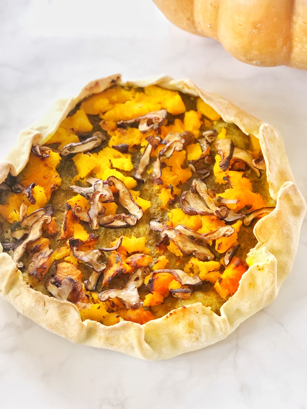 Torta salata di zucca, funghi e broccoli: vegana e veloce