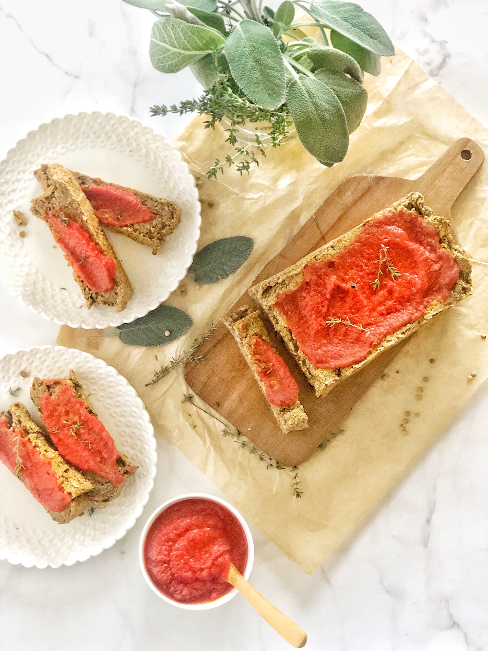 polpettone di lenticchie senza uova vegano