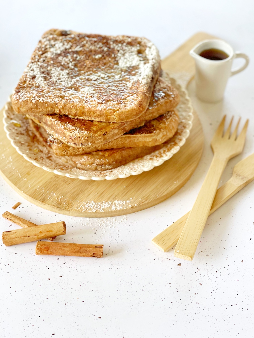 French toast senza uova vegani