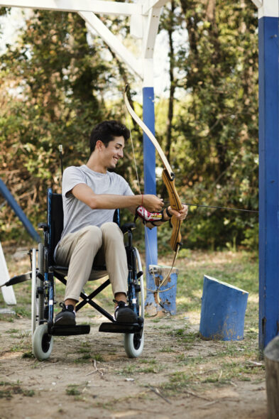 bibione tiro con l'arco accessibile