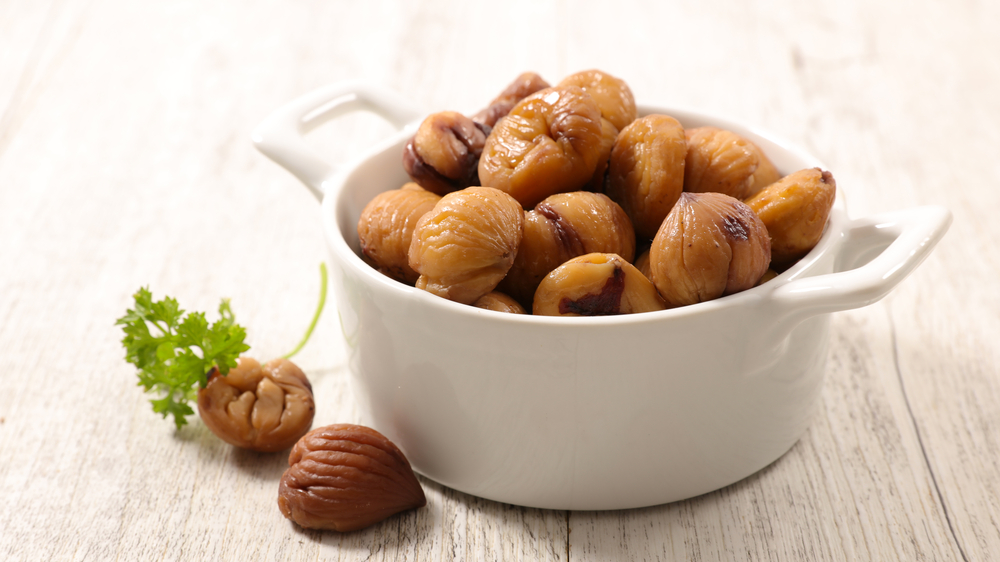 castagne cotte in pentola
