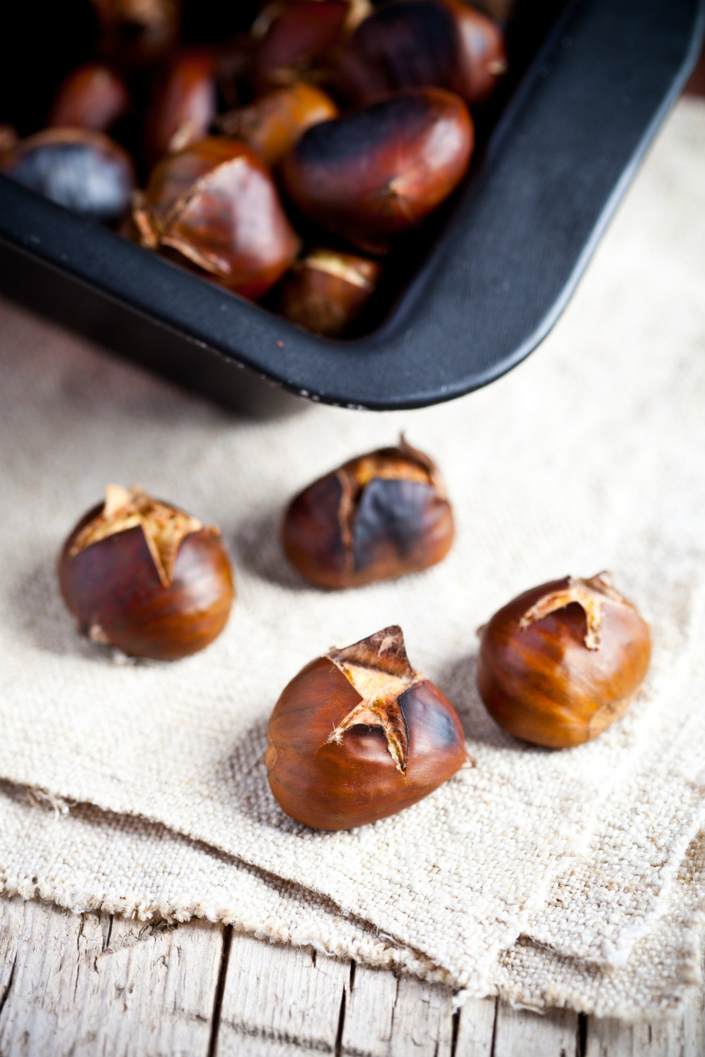 come cucinare le castagne al forno